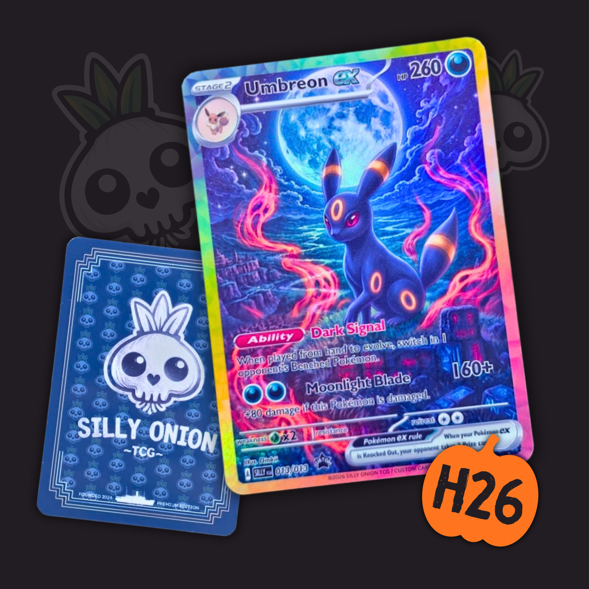 Umbreon EX Halloween custom art card