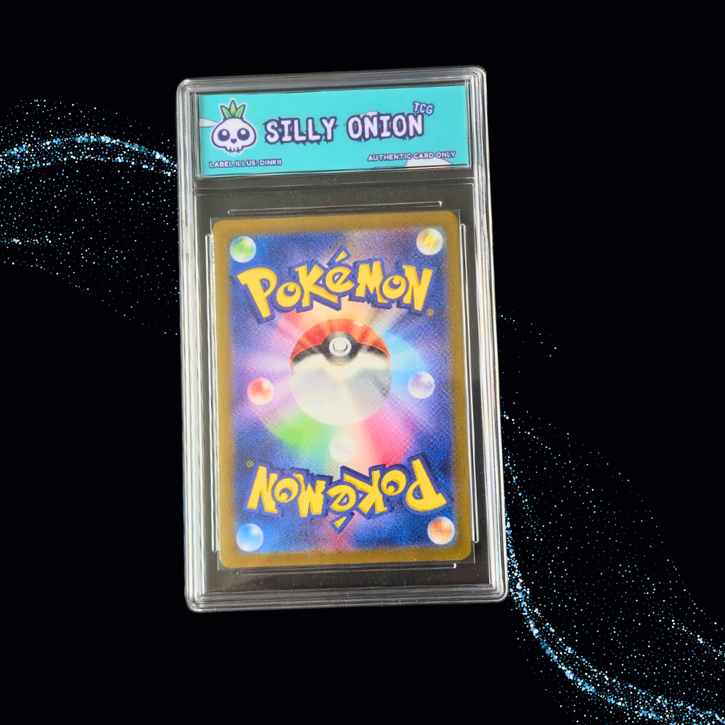 Art Matched Slab: Drampa Art Rare #083 JPN – back showing the Silly Onion Art Matched label