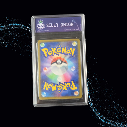 Art Matched Slab: Dustox Art Rare #195 JPN – back showing the Silly Onion Art Matched label