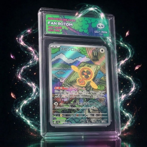 Art Matched Slab: Fan Rotom Art Rare #213 JPN – front showing the authentic Japanese card in premium display slab