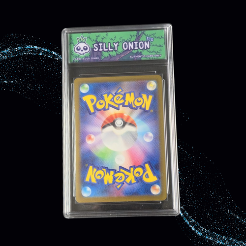 Art Matched Slab: Fan Rotom Art Rare #213 JPN – back showing the Silly Onion Art Matched label