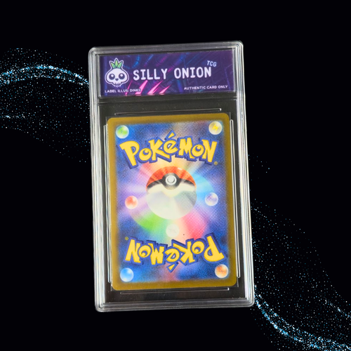 Art Matched Slab: Galarian Obstagoon Art Rare #209 JPN – back showing the Silly Onion Art Matched label