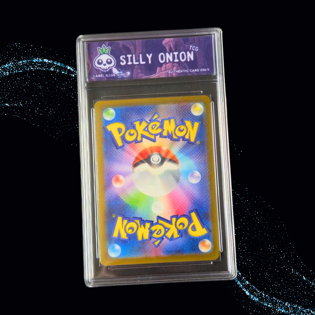 Art Matched Slab: Garganacl Art Rare #073 JPN – back showing the Silly Onion Art Matched label