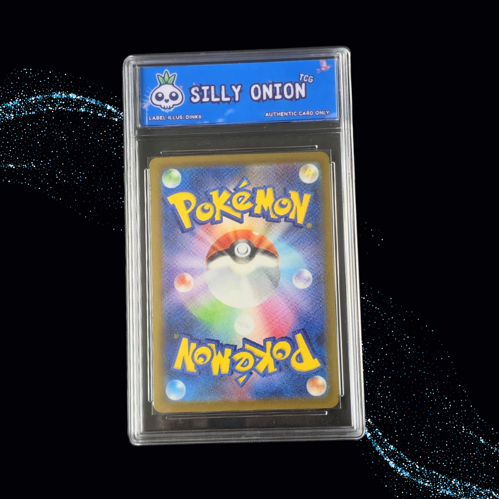 Art Matched Slab: Heliolisk Art Rare #201 JPN – back showing the Silly Onion Art Matched label
