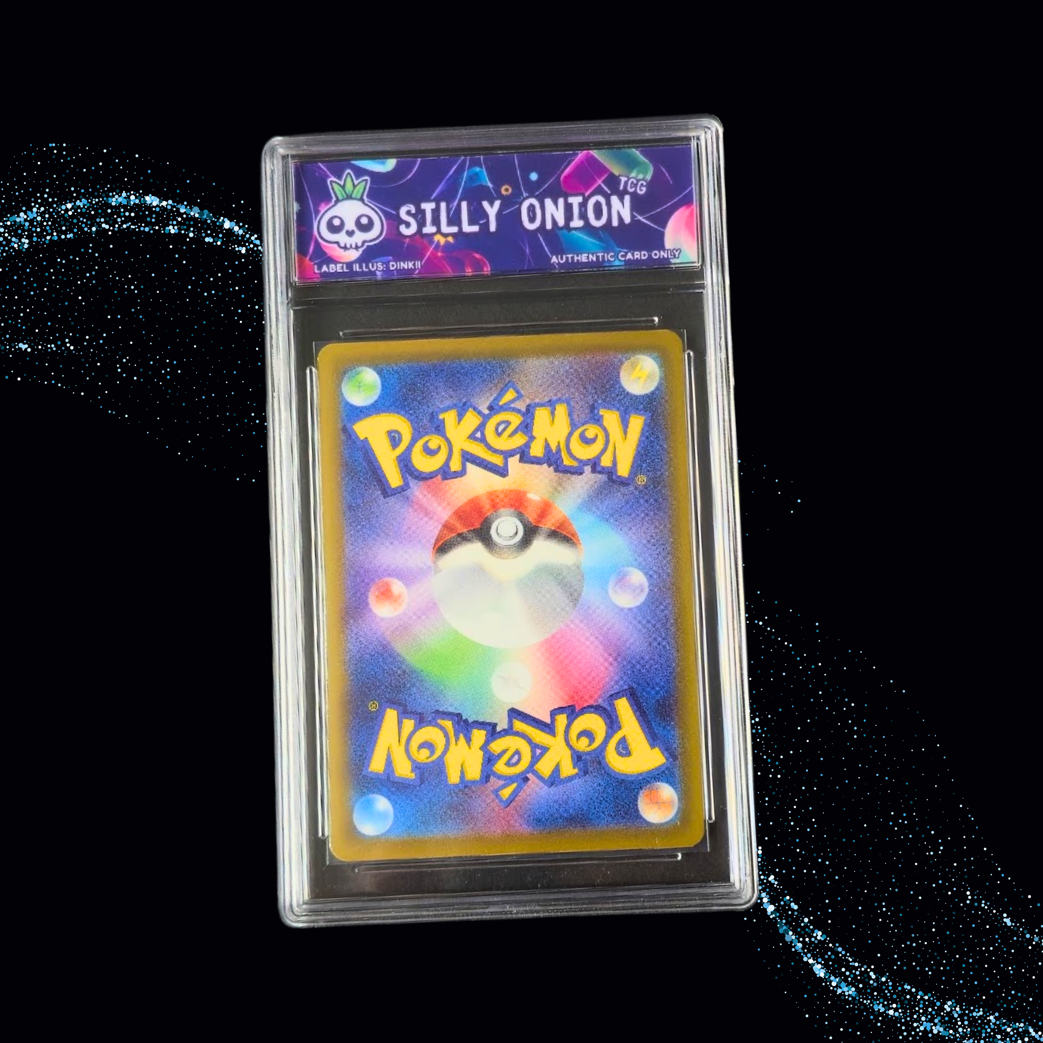 Art Matched Slab: Misdreavus Art Rare #202 JPN – back showing the Silly Onion Art Matched label