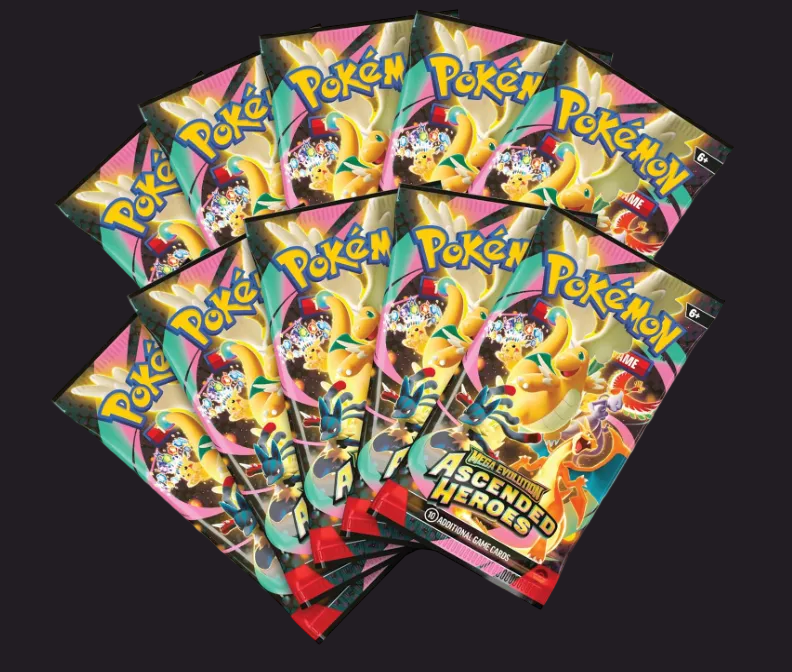 Ascended Heroes Lucario Poster Collection Contents — Booster Packs UK