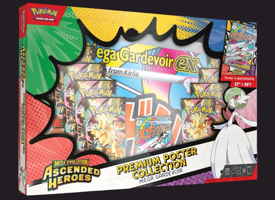 Ascended Heroes Premium Poster Collection Gardevoir — Pokémon TCG UK