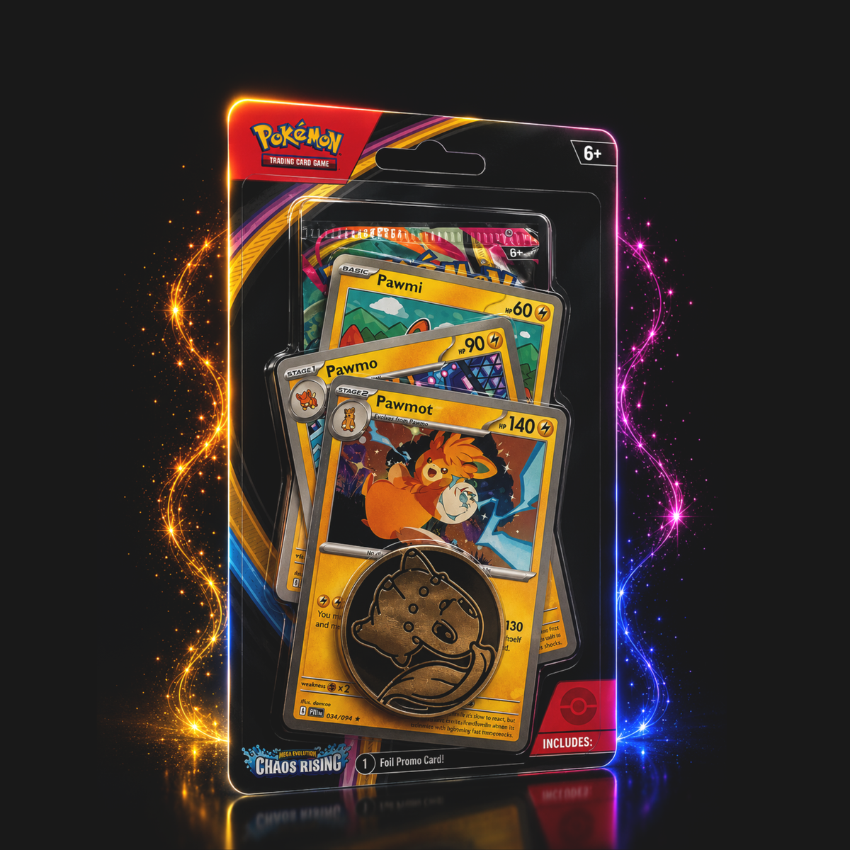 Mega Evolution — Chaos Rising Premium Checklane Blister