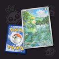 Deerling 091/086 White Flare English Pokémon card featuring a riverside scene