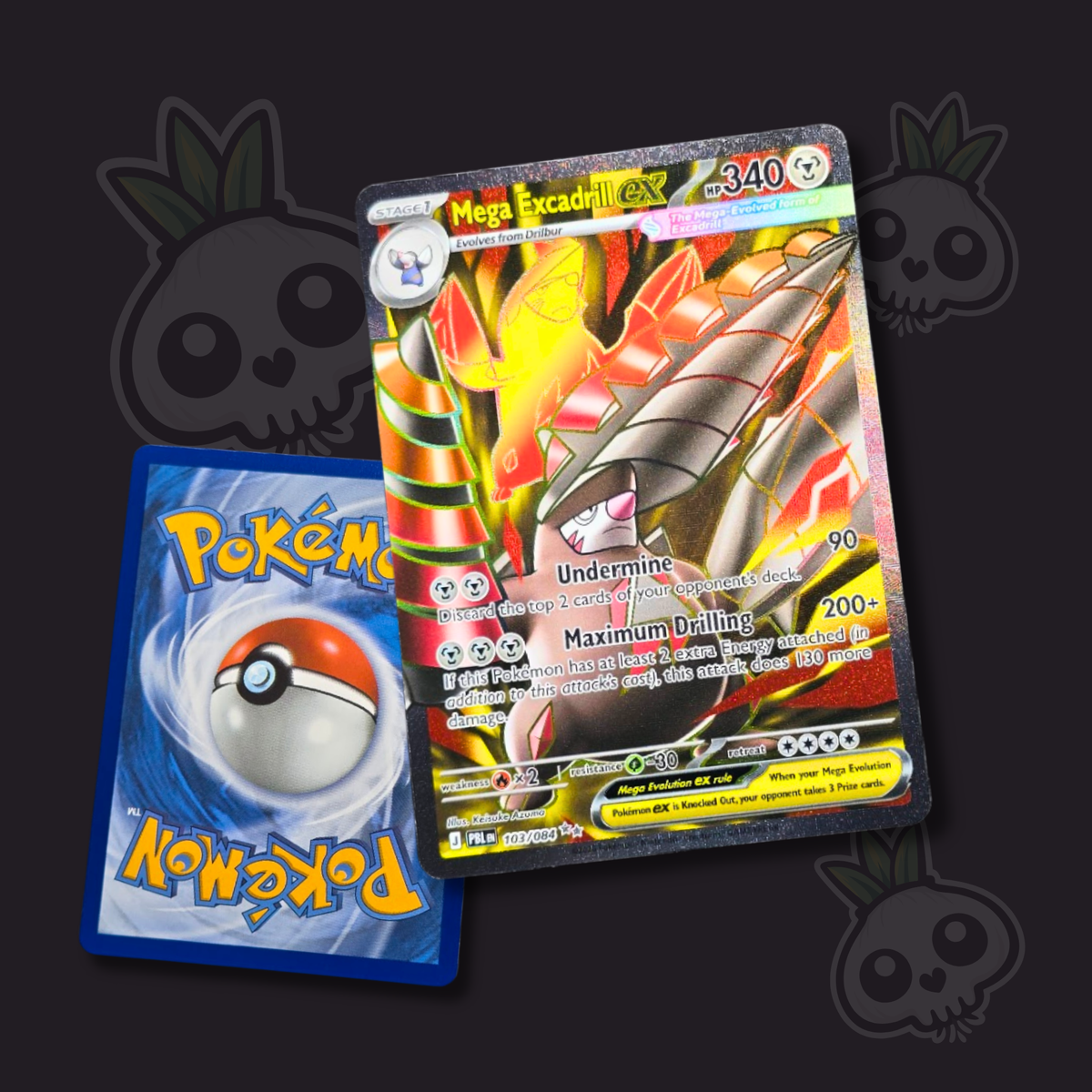 Mega Excadrill-ex - 103/084 - Pitch Black
