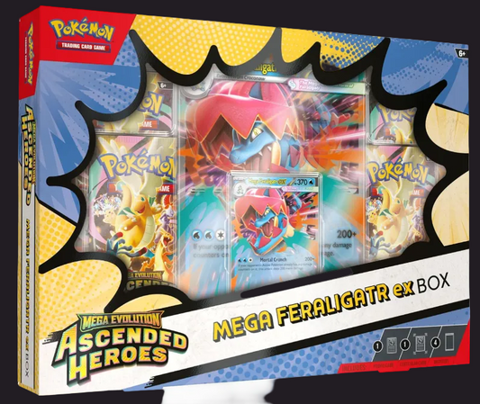 Mega Evolution Mega Feraligatr ex Box — Pokémon TCG UK