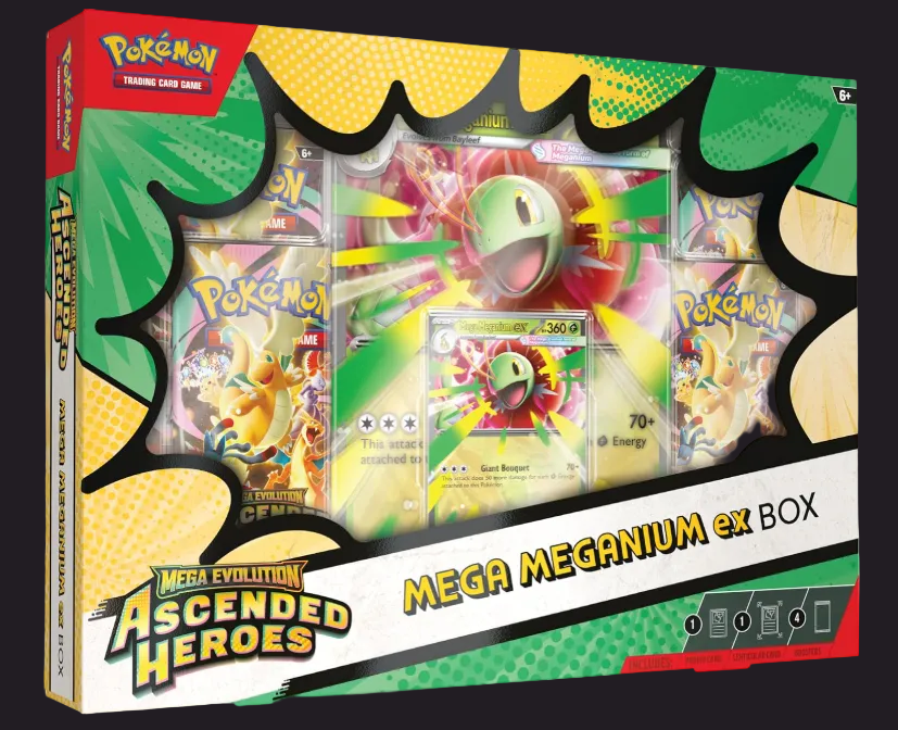 Mega Evolution Mega Meganium ex Box — Pokémon TCG UK