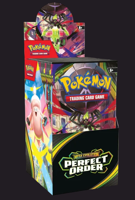 Mega Evolution Perfect Order Booster Display 18 Packs — Pokémon TCG UK