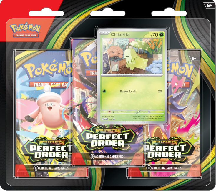 Mega Evolution Perfect Order Triple Pack — Pokémon TCG UK