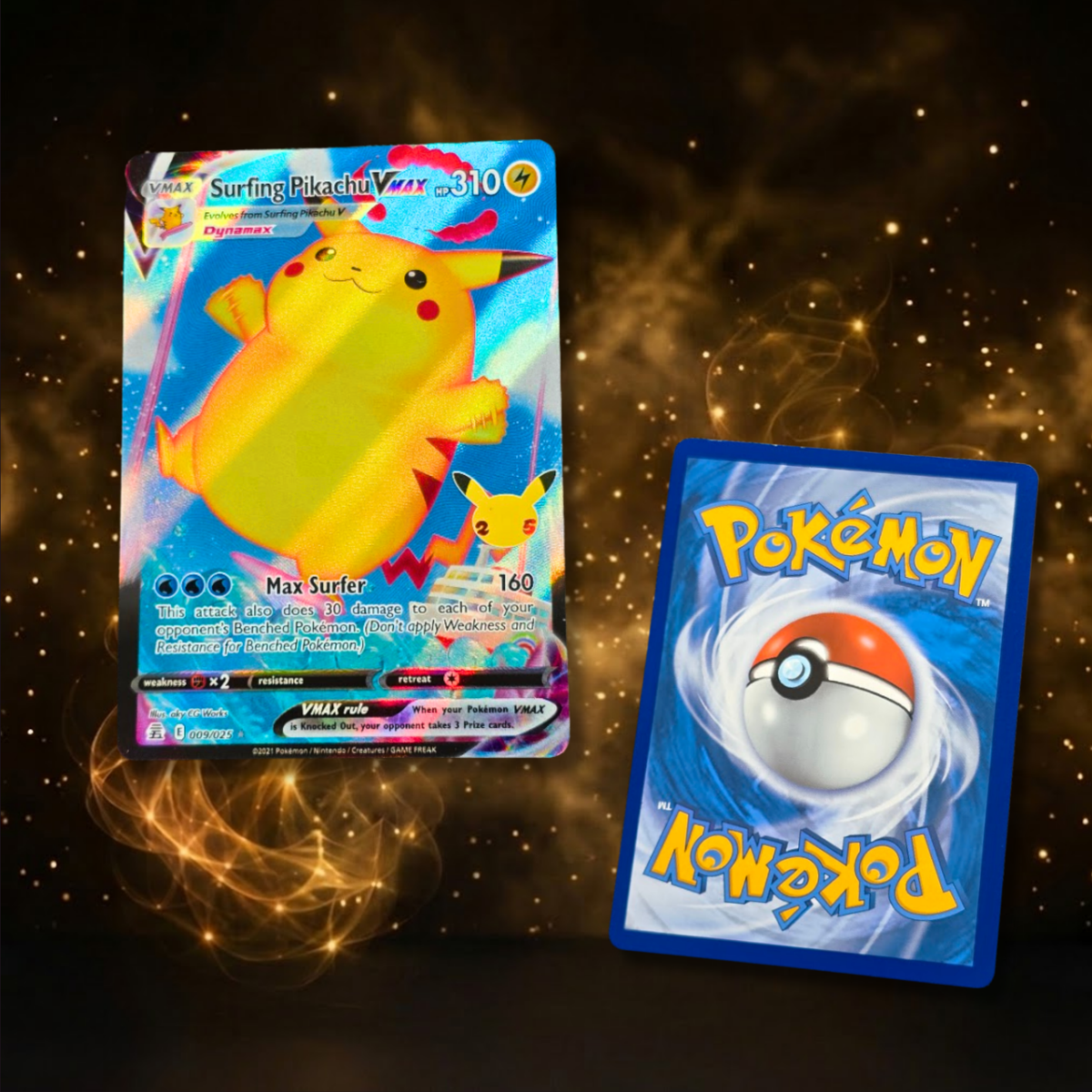Surfing Pikachu VMAX - 009/025 - 25th Anniversary Celebrations