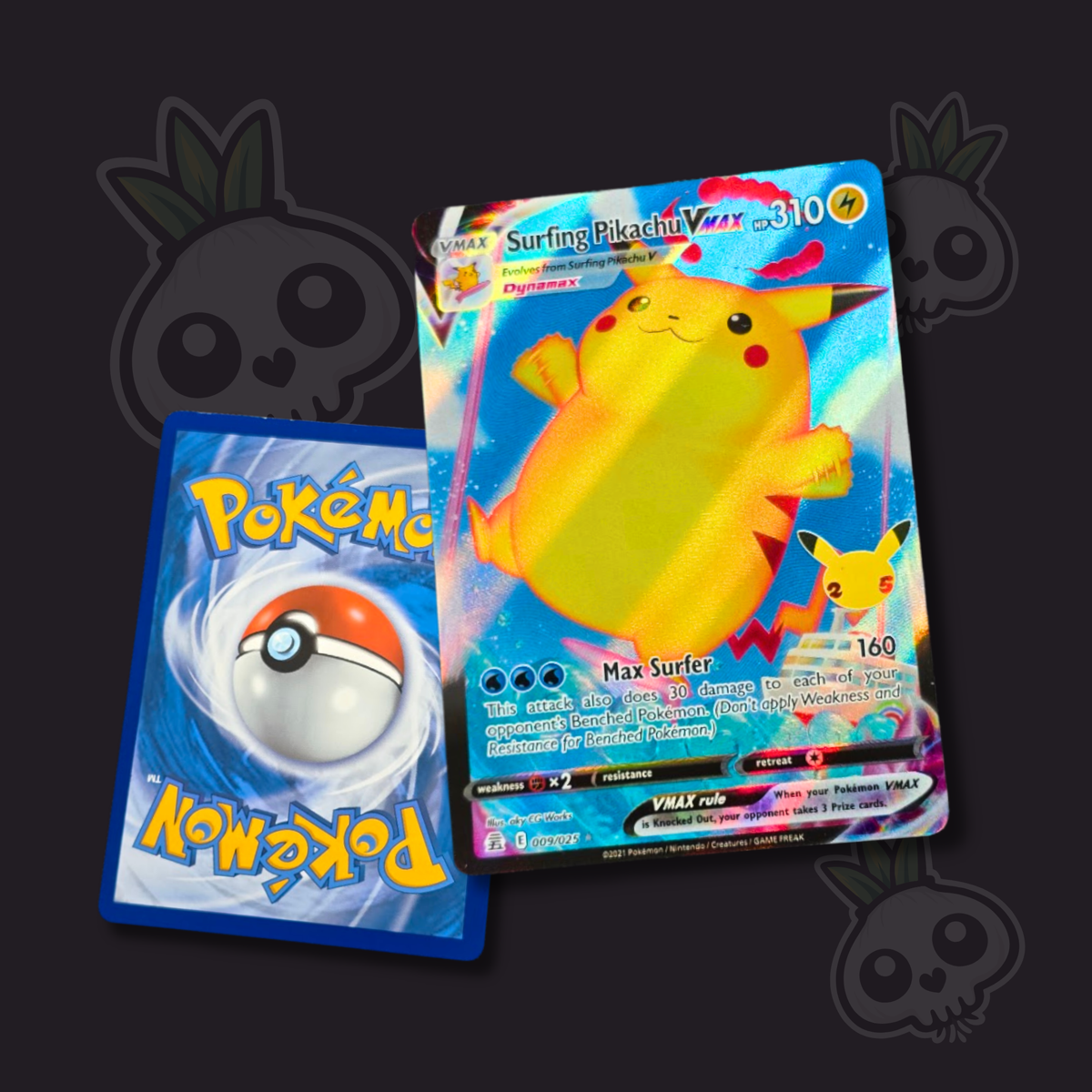 Surfing Pikachu VMAX - 009/025 - 25th Anniversary Celebrations